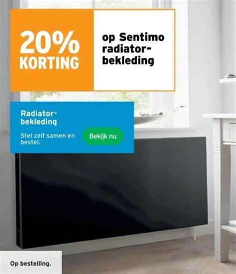 gamma sentimo aanbieding|Sentimo radiatorbekleding promotie bij GAMMA.